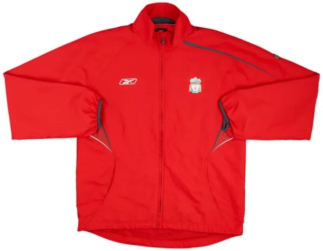 2005-06 Liverpool Reebok Track Jacket - 8/10 - (L)