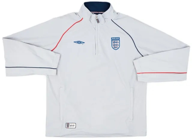 2002-04 England Umbro 1/4 Zip Drill Top - 7/10 - (L)