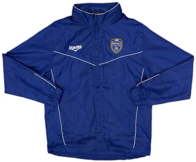 2010-11 Troyes Duarig Player Issue Hooded Rain Jacket #231 - 8/10 - (S)