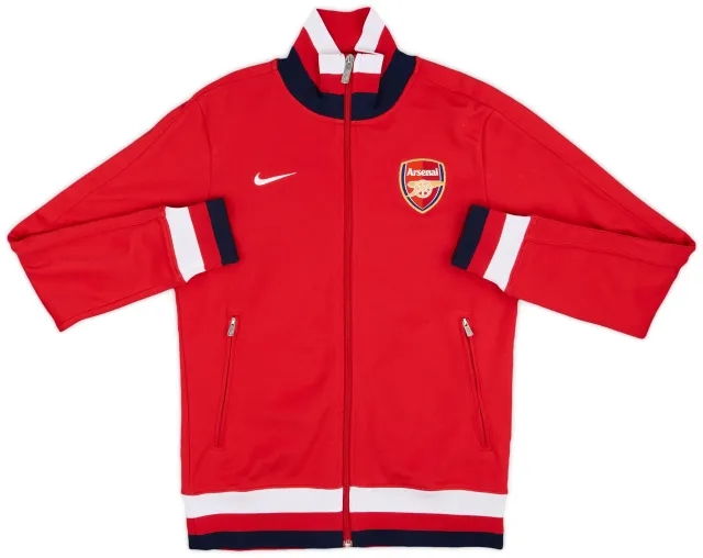 2013-14 Arsenal Nike N98 Track Jacket - 8/10 - (S)