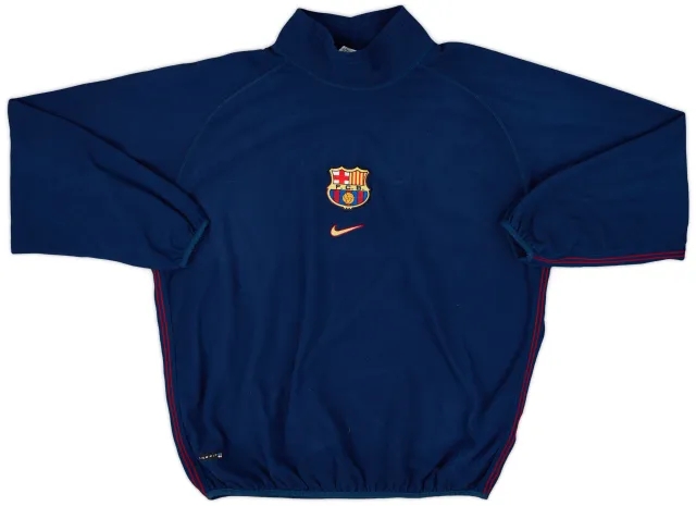 1998-00 Barcelona Nike Fleece Sweat Top - 8/10 - (XL)