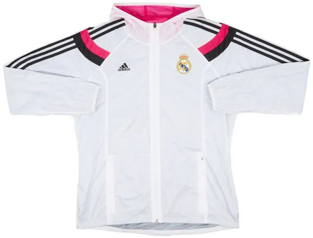 2014-15 Real Madrid adidas Hooded Track Jacket - 8/10 - (L)