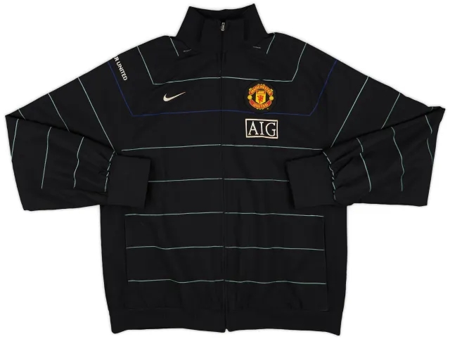 2008-09 Manchester United Nike Track Jacket - 8/10 - (L)