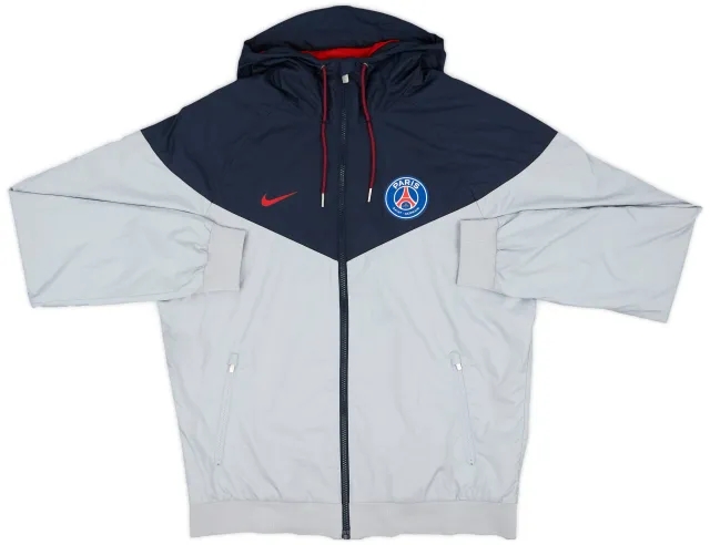 2017-18 Paris Saint-Germain Nike Hooded Track Jacket - 6/10 - (M)