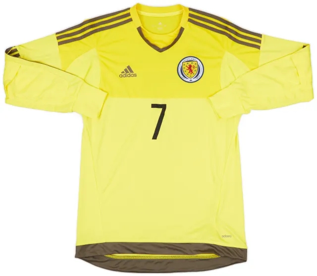 2016 Scotland Authentic GK Shirt #7 - 8/10 - (M)