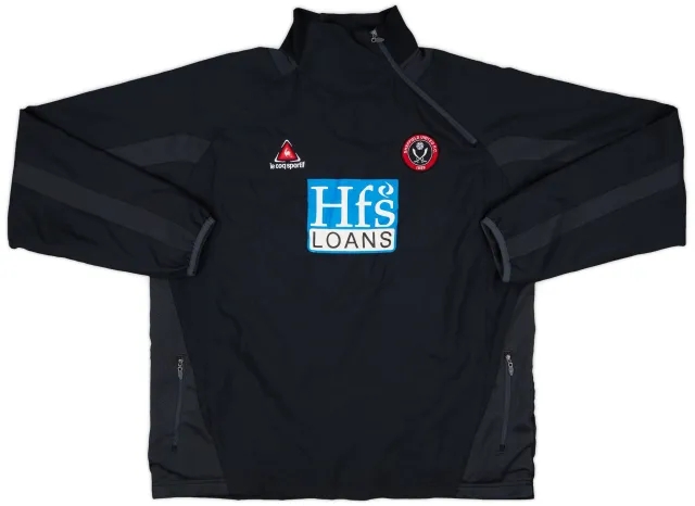 2005-06 Sheffield United Le Coq Sportif 1/4 Zip Drill Top - 7/10 - (M)
