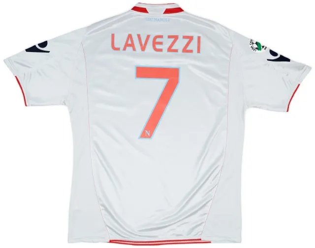 2009-10 Napoli Away Shirt Lavezzi #7 - 7/10 - (XL)