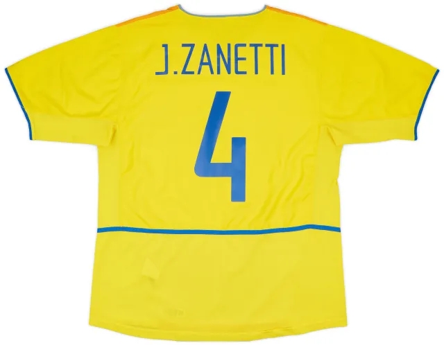 2002-03 Inter Milan Third Shirt J.Zanetti #4 - 6/10 - (XL)
