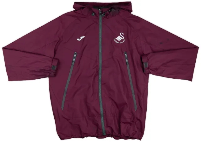 2018-19 Swansea City Joma Hooded Rain Jacket - 5/10 - (M)