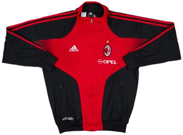 2004-05 AC Milan adidas Track Jacket - 6/10 - (M)