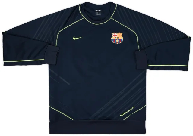 2007-08 Barcelona Nike Sweat Top - 9/10 - (M)