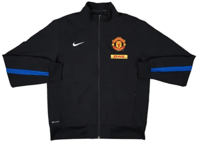 2013-14 Manchester United Nike Track Jacket - 9/10 - (M)