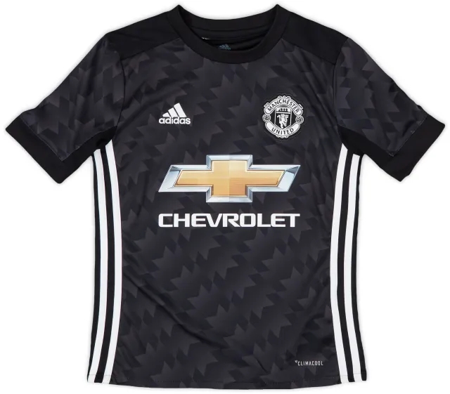 2017-18 Manchester United Away Shirt - 9/10 - (S.Boys)