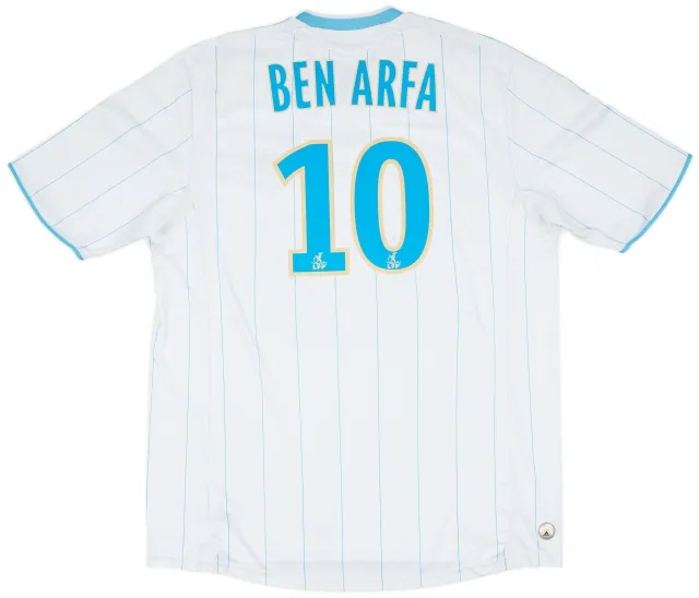 2009-10 Olympique Marseille Home Shirt Ben Arfa #10 - 8/10 - (XXL)