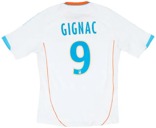 2012-13 Olympique Marseille Home Shirt Gignac #9 - 9/10 - (S)