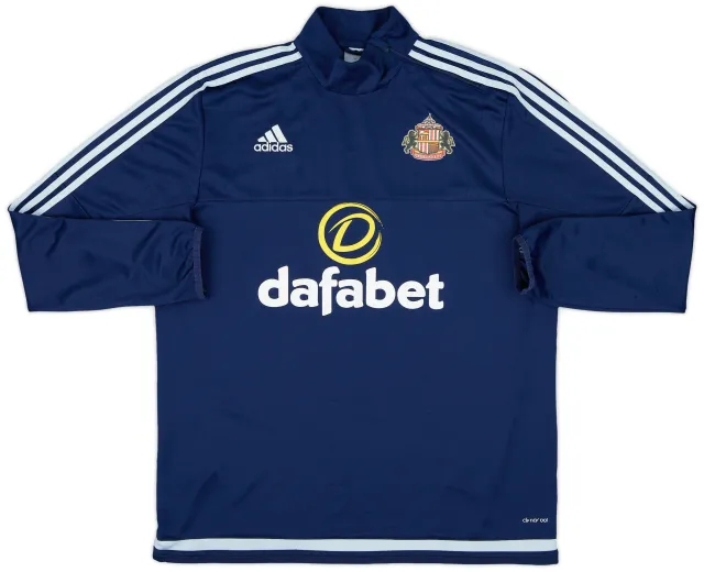 2015-16 Sunderland adidas 1/4 Zip Training Top - 6/10 - (XL)
