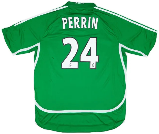 2006-07 Saint Etienne Home Shirt Perrin #24 - 6/10 - (XL)