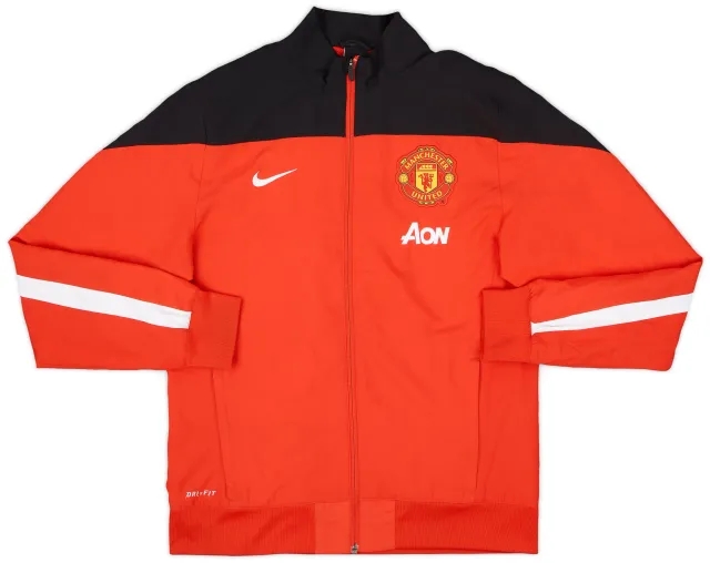 2013-14 Manchester United Nike Track Jacket - 7/10 - (M)