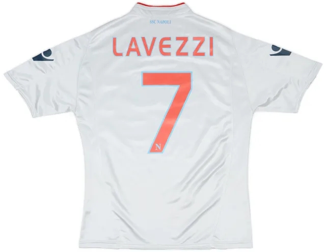 2009-10 Napoli Basic Away Shirt Lavezzi #7 - 7/10 - (S)