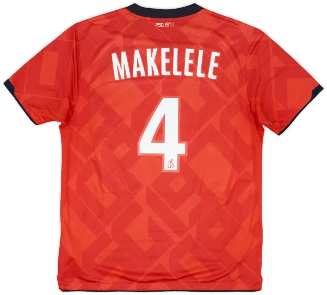 2010-12 Paris Saint-Germain '40 ANS' Home/Third Shirt Makelele #4 - 6/10 - (L)