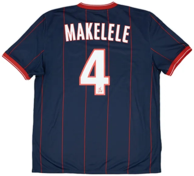 2009-10 Paris Saint-Germain Home Shirt Makelele #4 - 8/10 - (L)