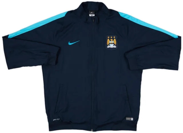 2015-16 Manchester City Nike Track Jacket - 8/10 - (XL)