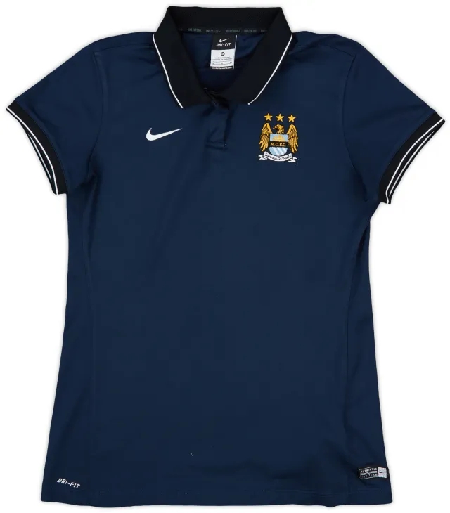 2014-15 Manchester City Nike Polo Shirt - 9/10 - (Women's M)