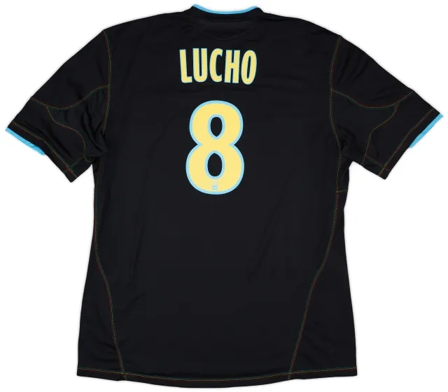 2010-11 Olympique Marseille Third Shirt Lucho #8 - 6/10 - (XL)