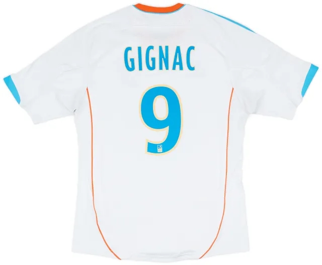 2012-13 Olympique Marseille Home Shirt Gignac #9 - 5/10 - (M)