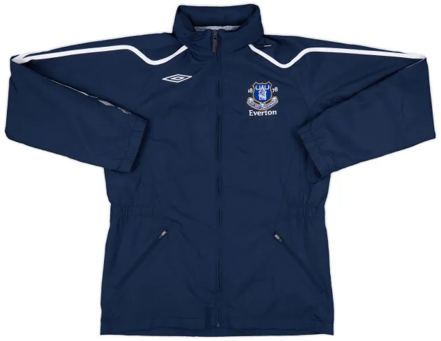 2007-08 Everton Umbro Hooded Rain Jacket - 7/10 - (M)