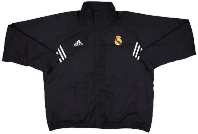 2001-02 Real Madrid adidas Centenary Reversible Fleece Jacket - 7/10 - (XL)