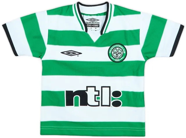 2001-03 Celtic Home Shirt - 10/10 - (2-3 Years)
