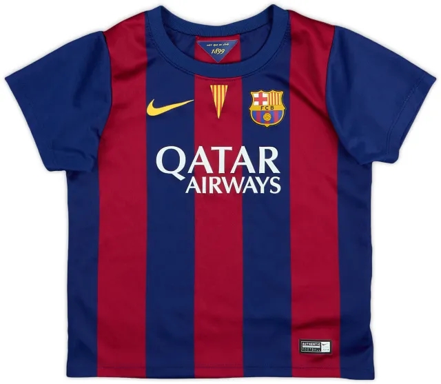 2014-15 Barcelona Home Shirt - 10/10 - (3-4 Years)