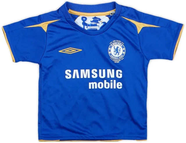 2005-06 Chelsea Centenary Home Shirt - 10/10 - (2-3 Years)