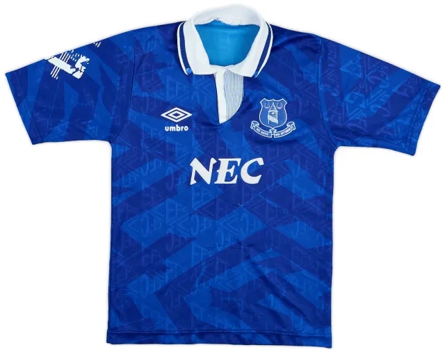 1991-93 Everton Home Shirt - 7/10 - (M.Boys)