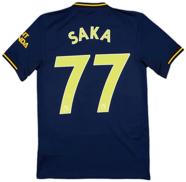 2019-20 Arsenal Third Shirt Saka #77 (XS)