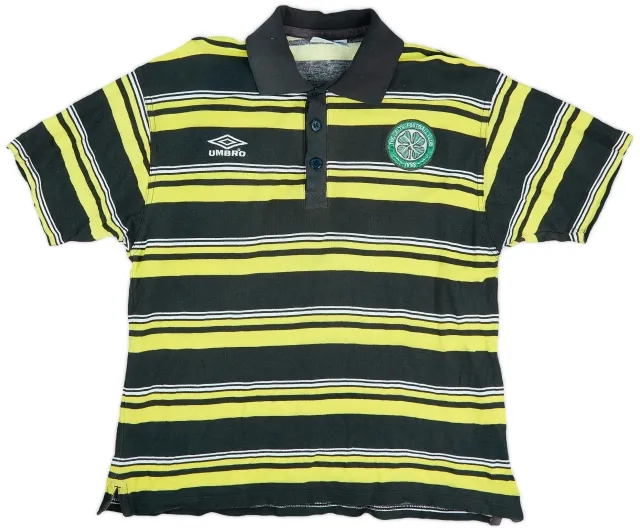 1999-00 Celtic Umbro Polo Shirt - 7/10 - (M)