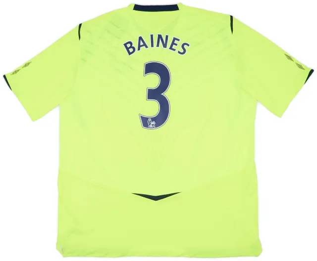 2008-09 Everton Third Shirt Baines #3 (3XL)