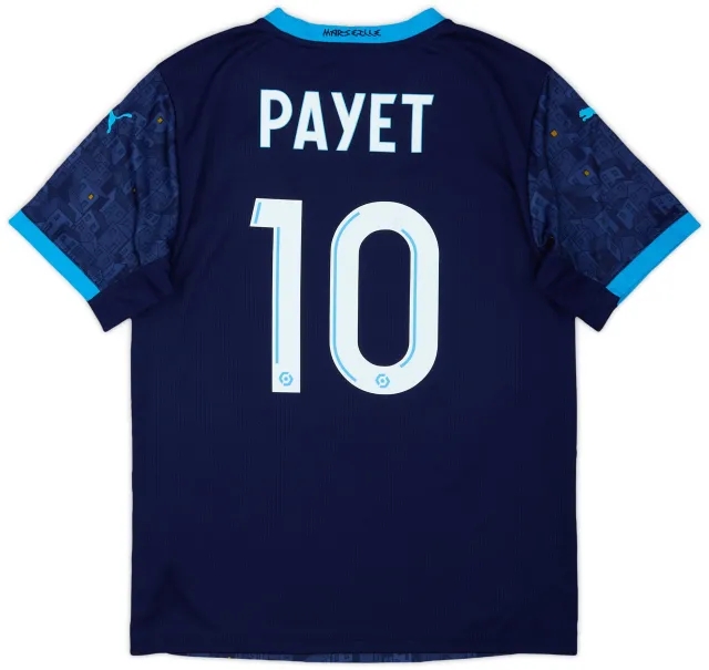 2020-21 Olympique Marseille Away Shirt Payet #10 - 9/10 - (S)