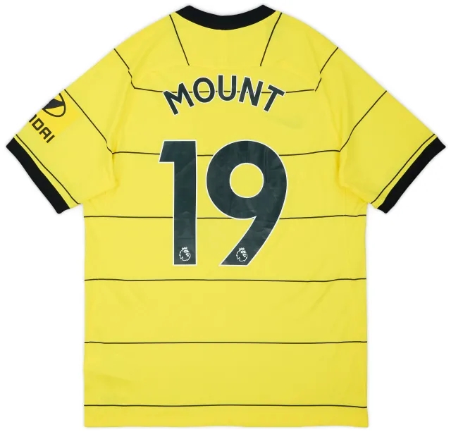 2021-22 Chelsea Away Shirt Mount #19 - 8/10 - (M)