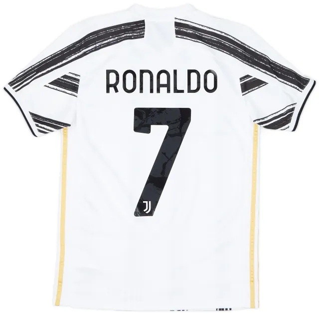 2020-21 Juventus Home Shirt Ronaldo #7 - 9/10 - (S)