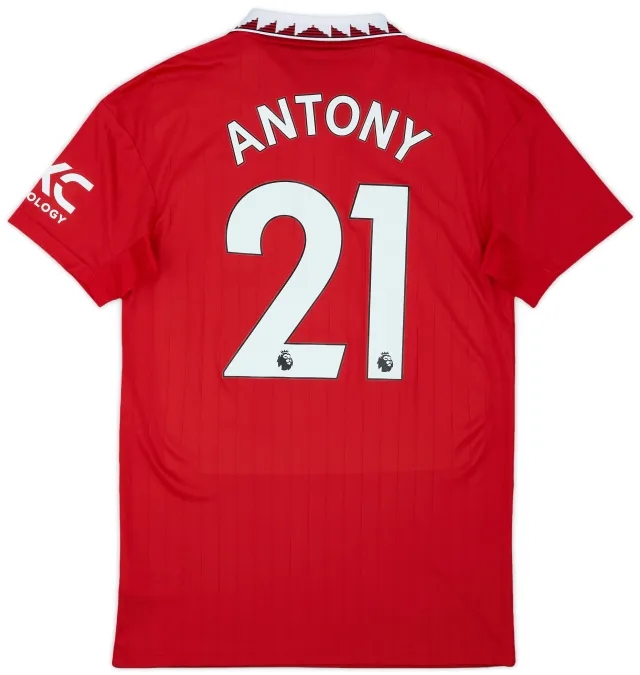 2022-23 Manchester United Home Shirt Antony #21 - 10/10 - (S)