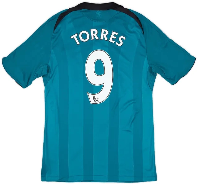 2008-09 Liverpool Third Shirt Torres #9 - 7/10 - (S)