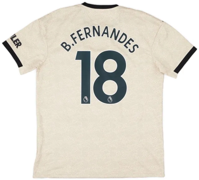 2019-20 Manchester United Away Shirt B.Fernandes #18 - 9/10 - (L)