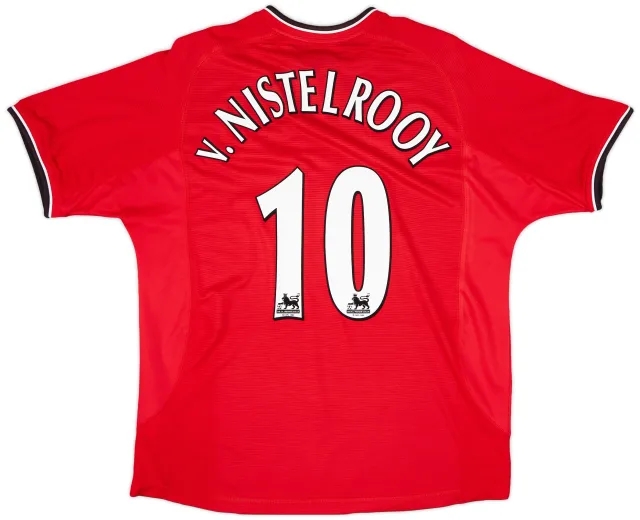 2000-02 Manchester United Home Shirt V.Nistelrooy #10 - 7/10 - (XL)