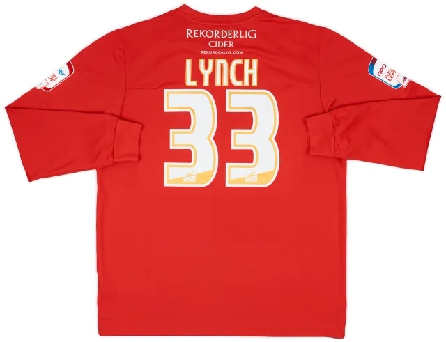 2012-13 Huddersfield Match Issue Third L/S Shirt Lynch #33