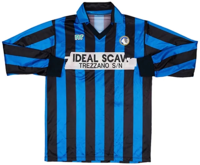 1990-91 Atalanta Match Issue Home L/S Shirt #6