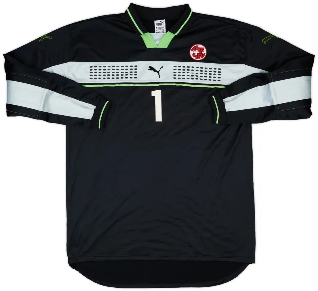 1998-00 Switzerland Match Issue GK Shirt #1