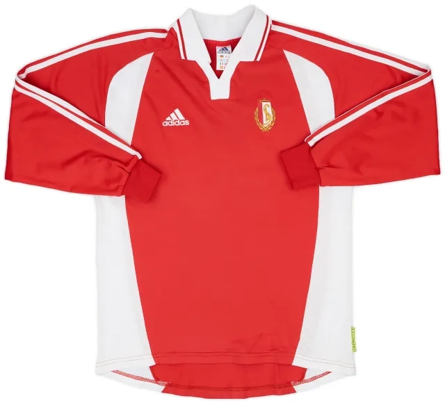 2000-01 Standard Liege Match Issue Home L/S Shirt #17