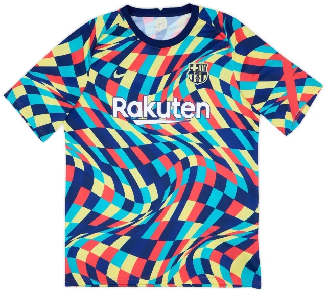 2021-22 Barcelona Nike Training Shirt - 10/10 - (L)
